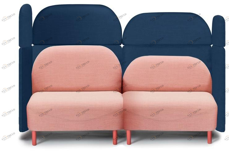 Deadgood Секционный модульный диван из ткани с высокой спинкой  Ss2a - ss2b 