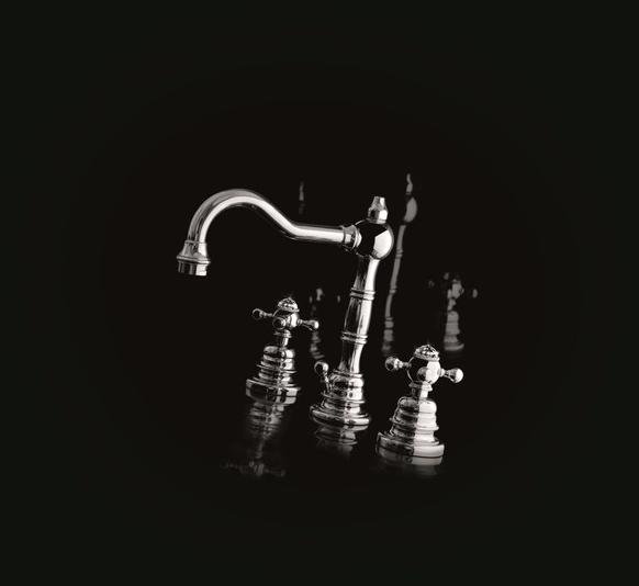 Fir Italia Смеситель для раковины на 3 отверстия Melrose 20 2012215 - Вид №3