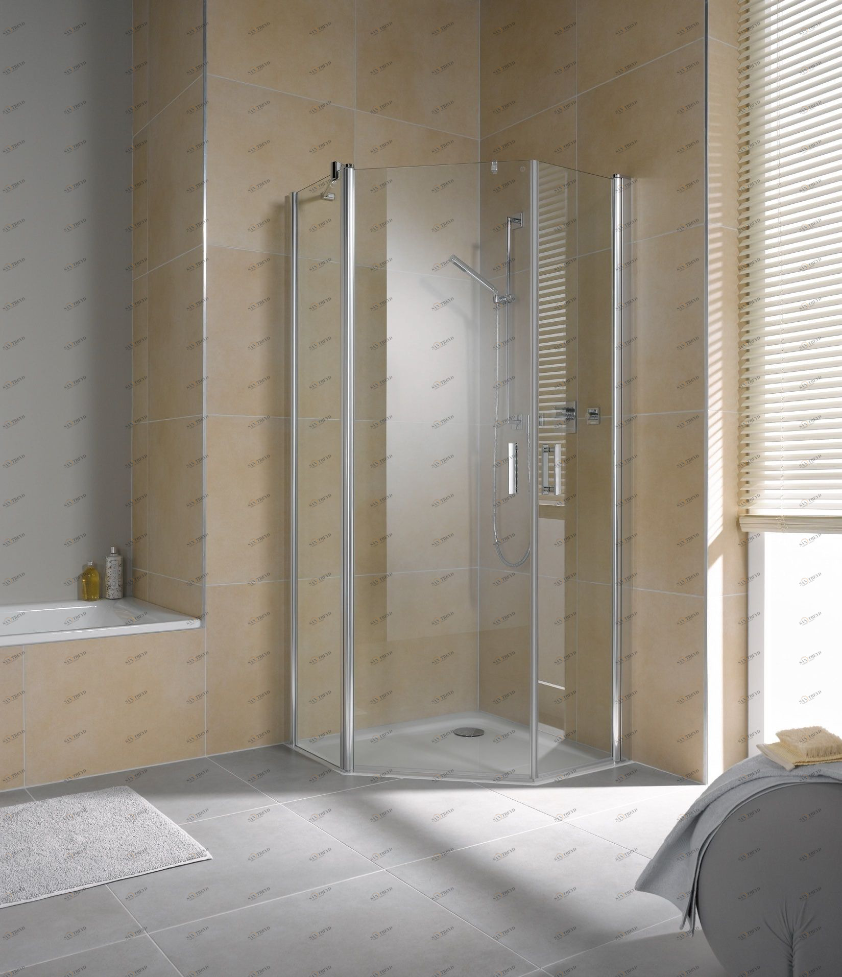 DI 43R/L Diga collection душевая кабина Kermi 45553