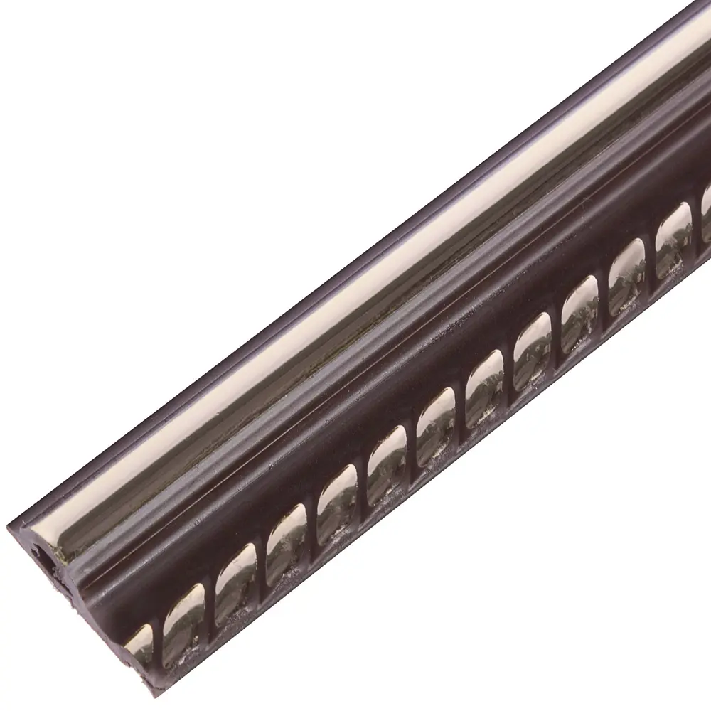 Профиль ПВХ 2000х20х6.3 мм цвет коричневый/золото ELIKOR STLM-2137634 - Вид №1