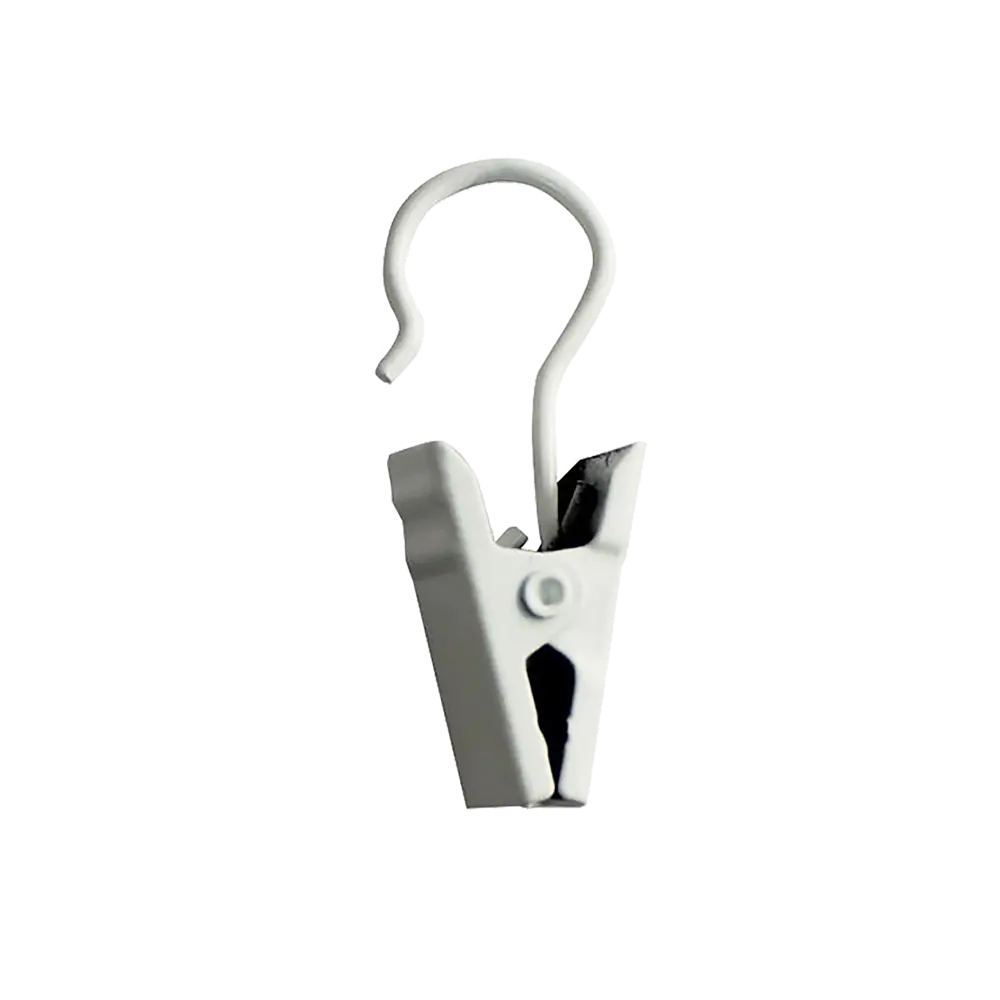 Зажим для штор 4 см металл цвет белый Santreyd STLM-2094148