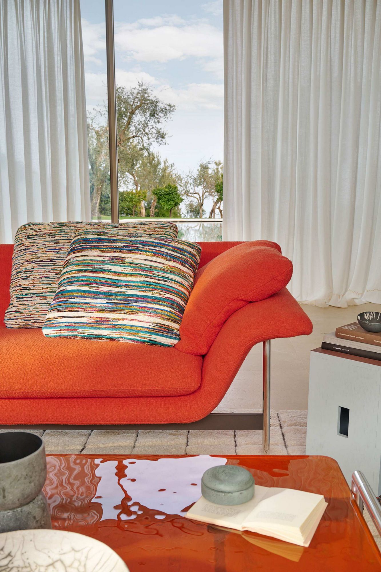 Прямоугольный стеклянный журнальный столик CASSINA Esosoft ARCH-00082448 - Вид №13