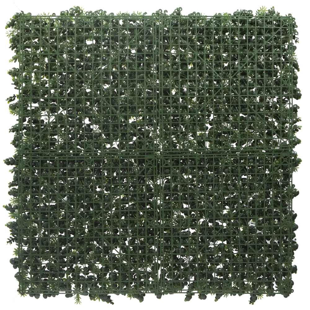 NATERIAL Декоративная стена Белые цветы - искусственная зелень 1х1 м 87654156 STLM-0960786 - Вид №2