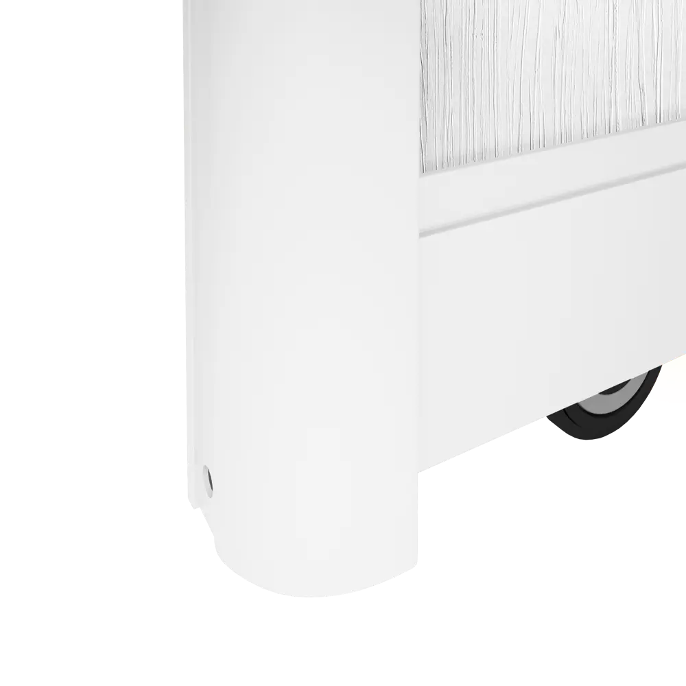 Дверь-купе SPACEO 2455x704 мм высота проема 2500 мм ЛДСП цвет белый широкий профиль Spaceo home STLM-2140201 - Вид №2