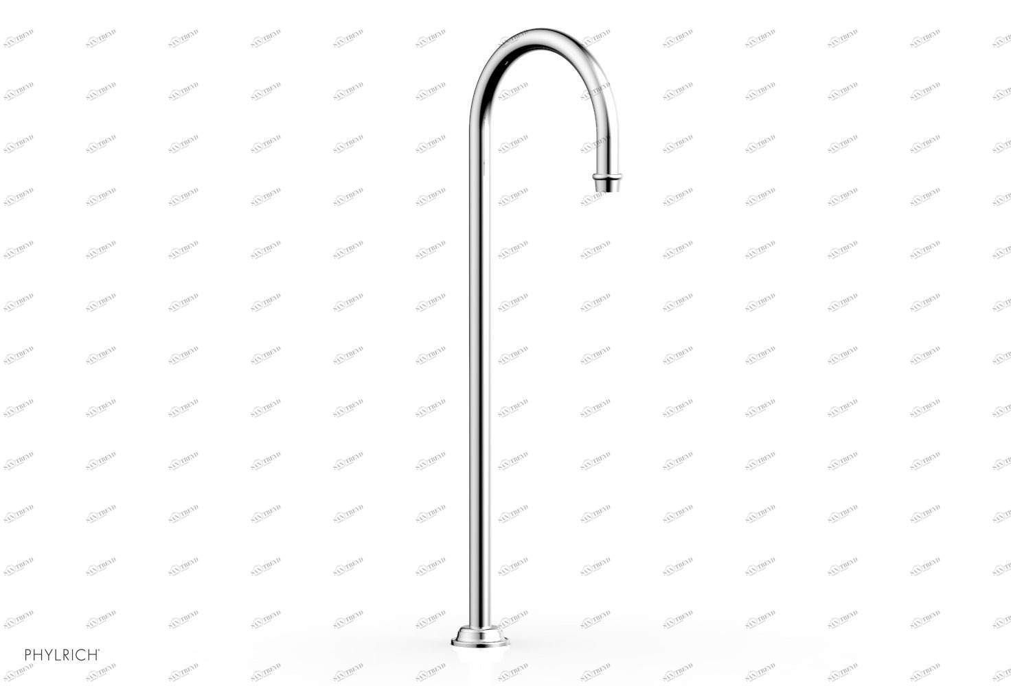 Смеситель для ванны COINED Phylrich  208-44-026 Хромированный 