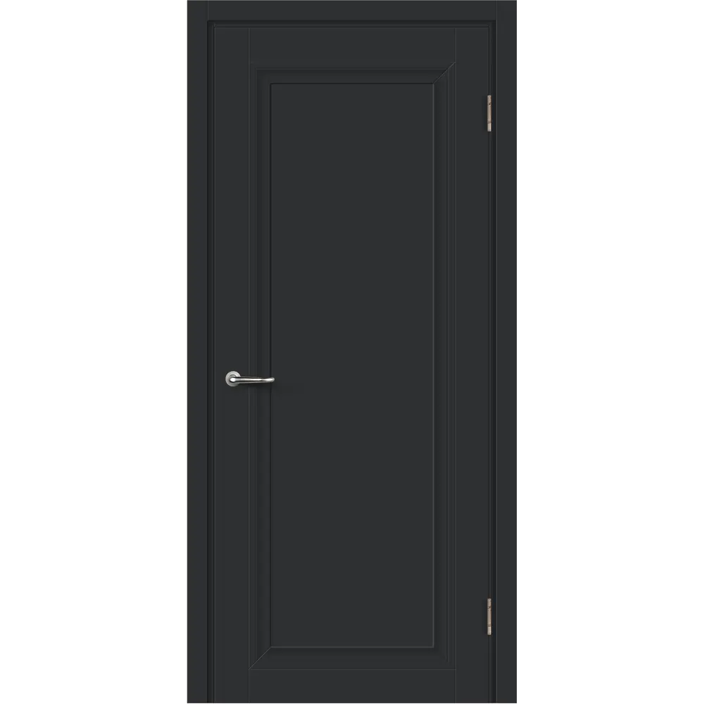 Комплект двери Нобиле глухая 60x200 см Hardflex цвет антрацит с добором 100 мм 89430289 STLM-2045880 МАРИО РИОЛИ 