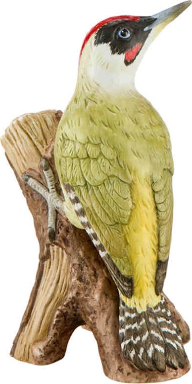 10561309 Goebel Скульптура 12см "Зелёный дятел" Фарфор 