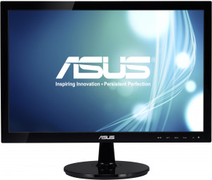 VS197DE, 90LMF1001T02201C-, 90LMF1301T02201C- vs197de 18.5" wide led monitor, 16:9, 1366 x 768, 5ms, 200 cd/m2 , 50 m :1, 90°(h), 65°(v), d-sub, kensington lock, slim design, vesa 75x75 mm, energy star®, black ASUS