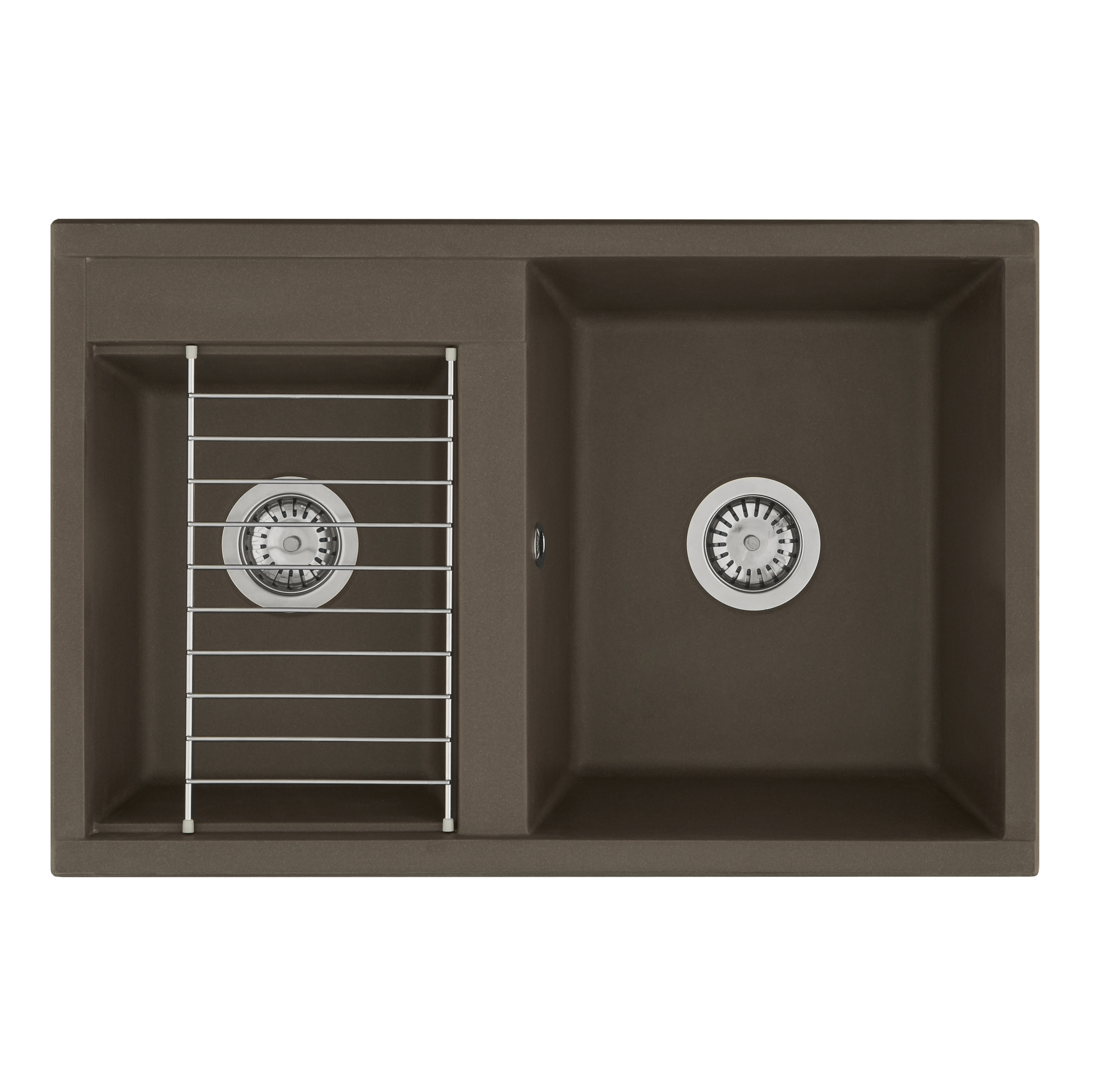 1A723132DE280 Мойка кухонная прямоугольная AQUATON ДЕЛИЯ - Вид №1