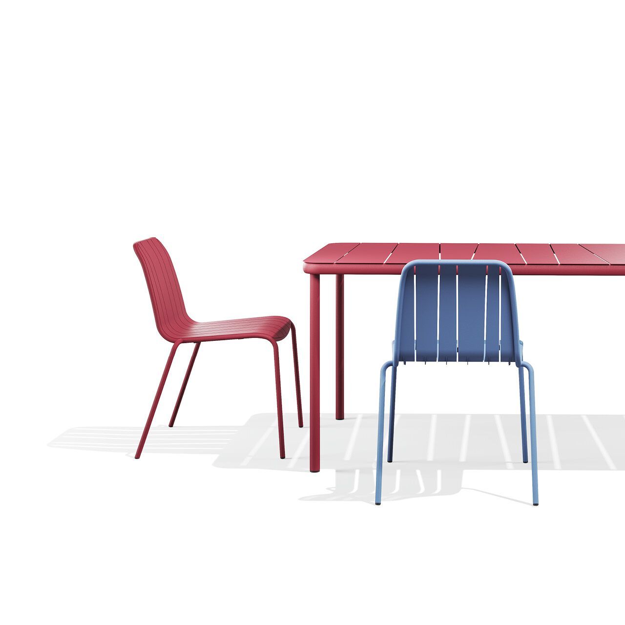 Прямоугольный стальной стол с порошковым покрытием BABEL D Bangi ARCH-00068336 - Вид №4