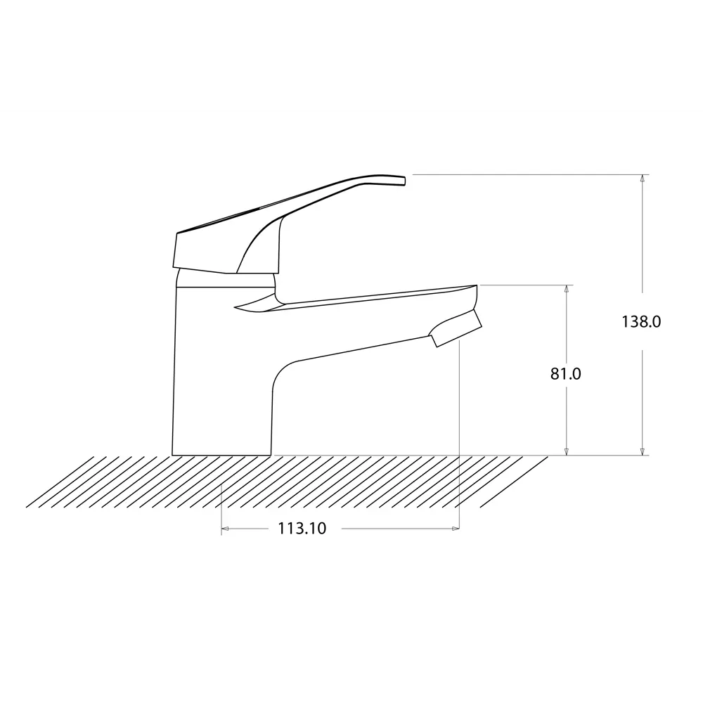 Смеситель для раковины Culto Silk WB01SLK однорычажный цвет латунь STLM-2071238 - Вид №6