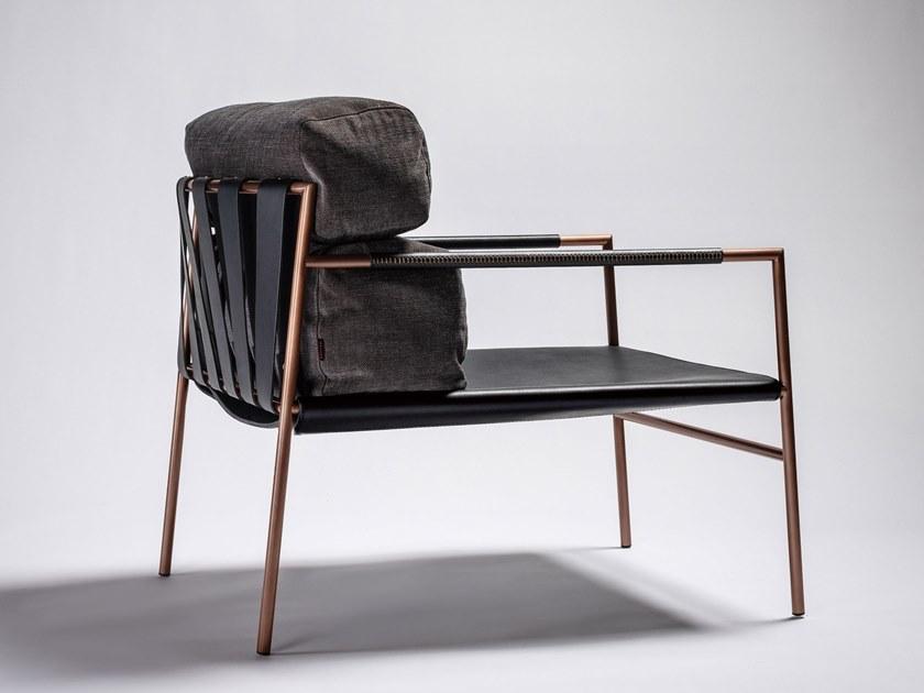 Ritzwell & Co. Кожаное кресло с подлокотниками Jk sun-id-1354435 - Вид №1