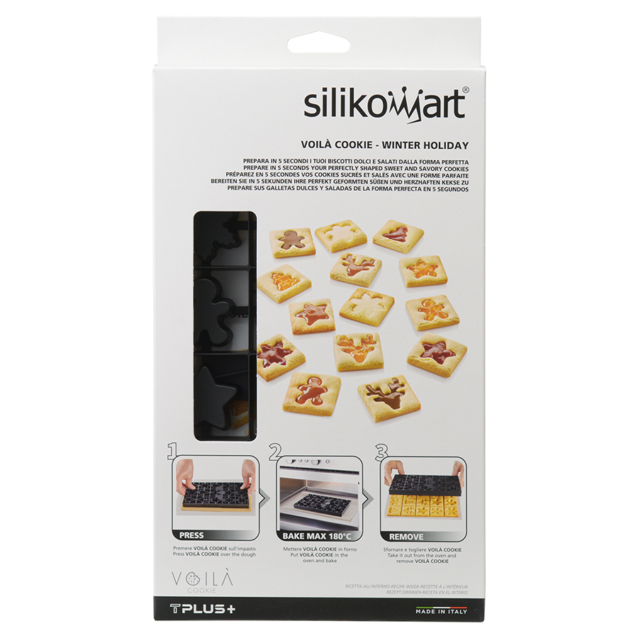 53.152.20.0065 Форма для приготовления печенья winter holiday, 24 х 15 х 2 см Silikomart  - Вид №7
