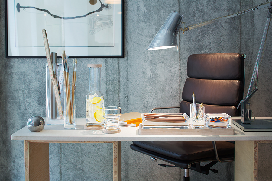 G1385-00-301 Набор из 3 контейнеров и подставки modular 41 см LSA International  - Вид №1