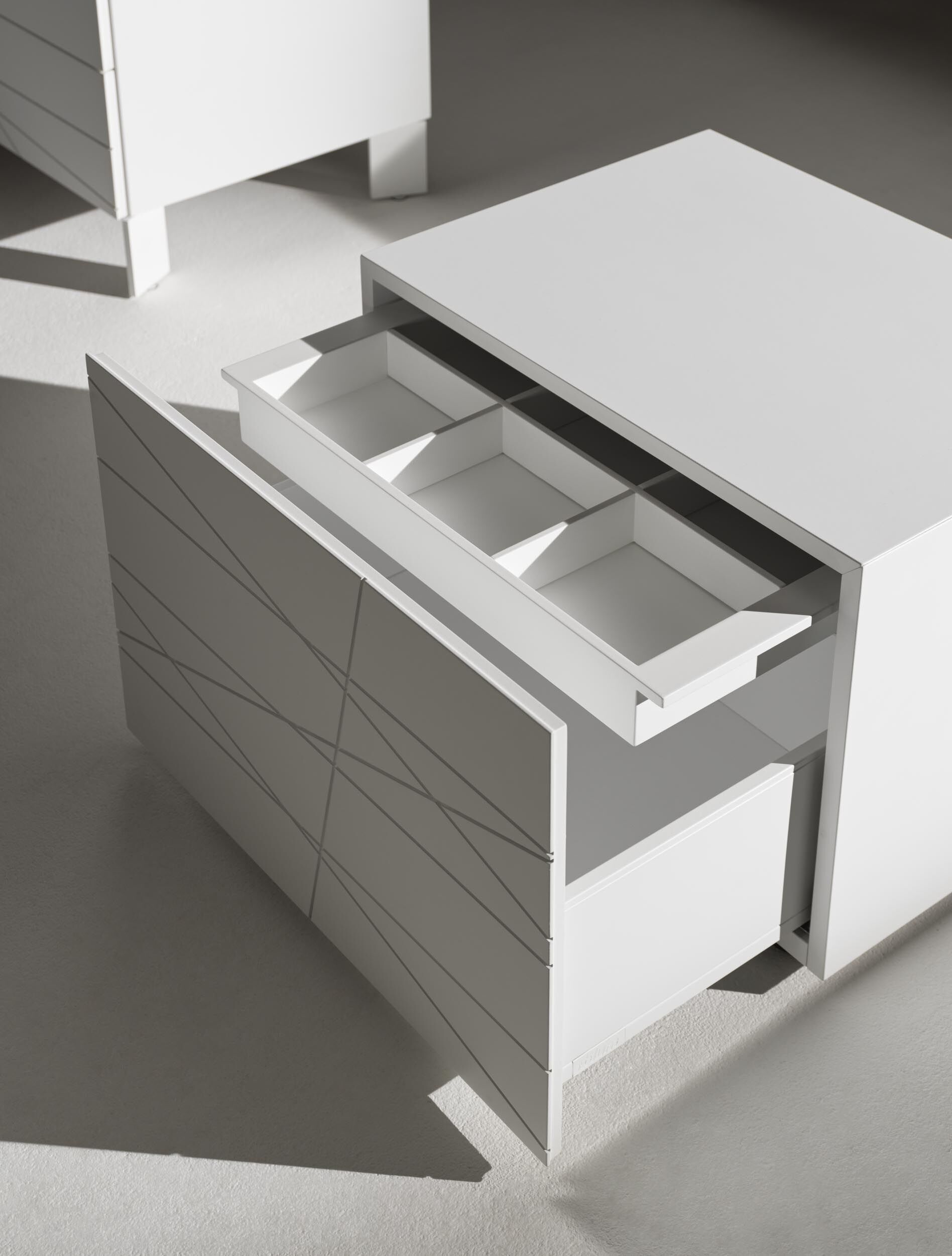 Прикроватная тумбочка из МДФ с ящиками ALBEDO Nazca B ARCH-00099341 - Вид №2