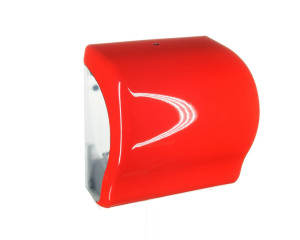 CUR351 Механический диспенсер для рулонных полотенец UNIQUE LUX CUT RED SPARK LINE Merida