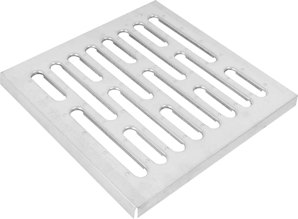 GIDROLICA Point — решетка для дождеприемника, серая сталь 28.5x28.5 см 85178509