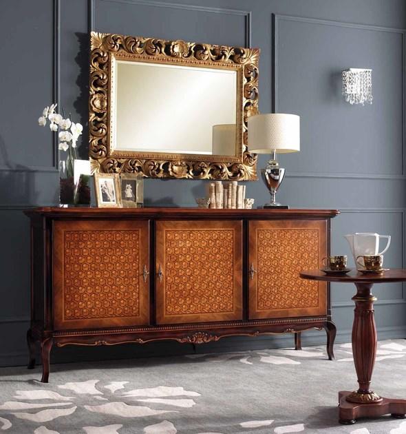 Arvestyle Круглый журнальный столик из массива дерева Baroque Br-2097 - Вид №1