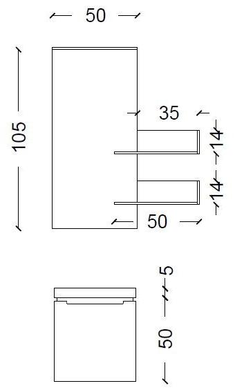 Mobiltesino Лаковая тумба под умывальник с зеркалом Estra sun-id-1382086 - Вид №4