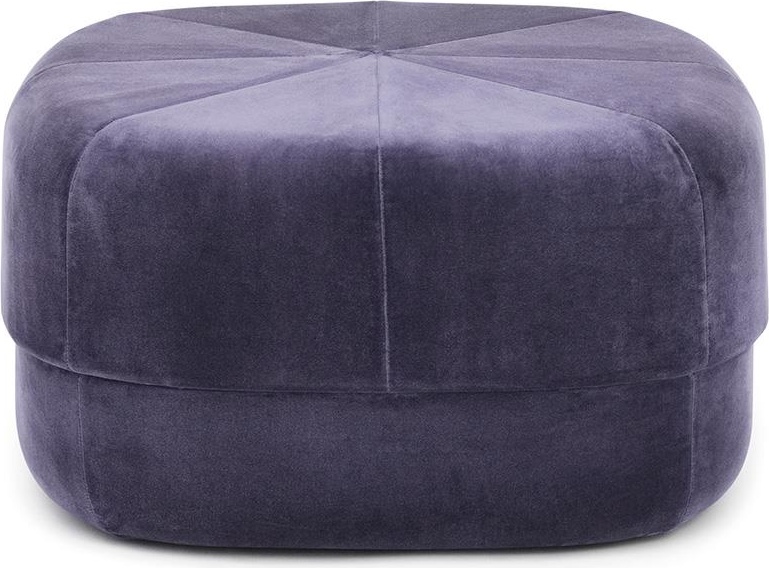601087 Pouf Large Purple Normann Copenhagen Circus