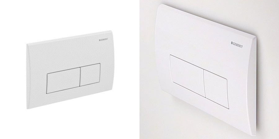 115.260.11.1 смывная клавиша KAPPA50 (бел) Santreyd  - Вид №1