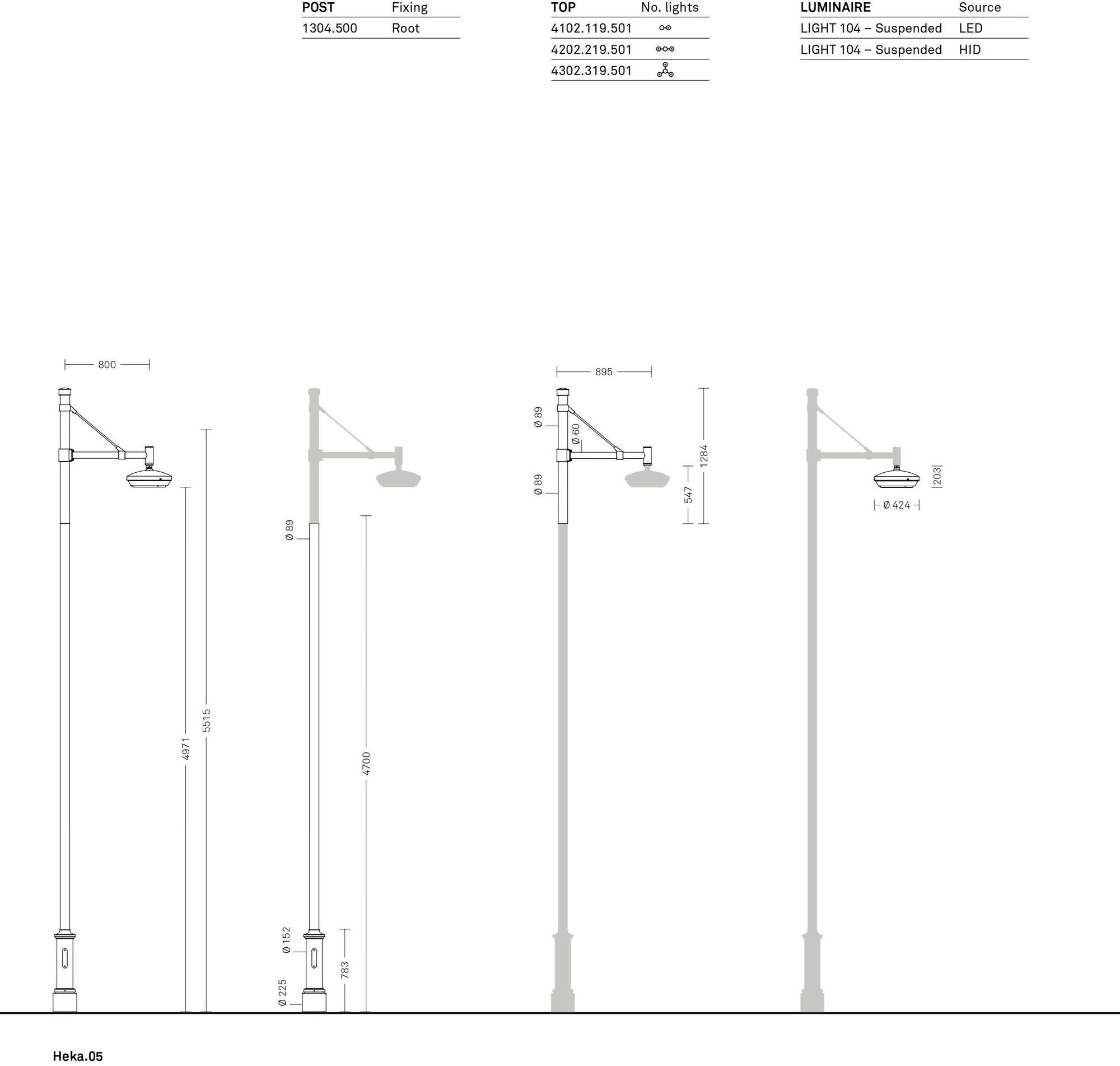 Neri уличный фонарь Heka sun-id-1480440 - Вид №10