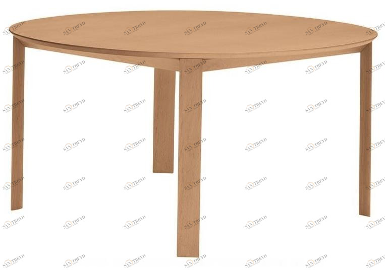 Capdell Круглый стол из бука Pla sun-id-1348988