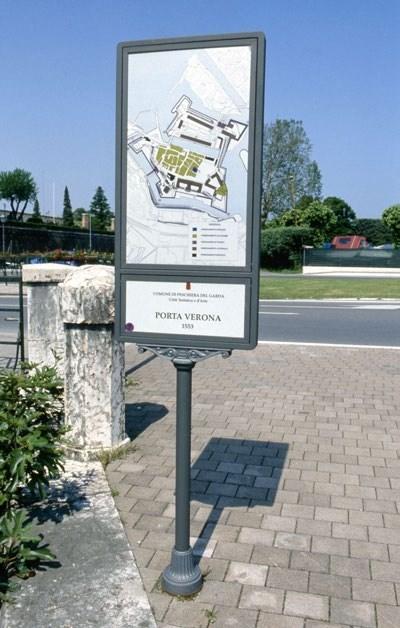 Neri Односторонняя стойка для двух информационных панелей Layia 2253  - Вид №4