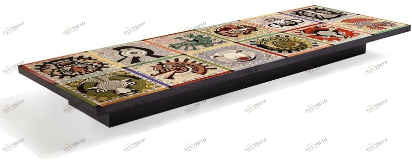 MissoniHome Низкий прямоугольный журнальный столик Horoscope sun-id-1389413