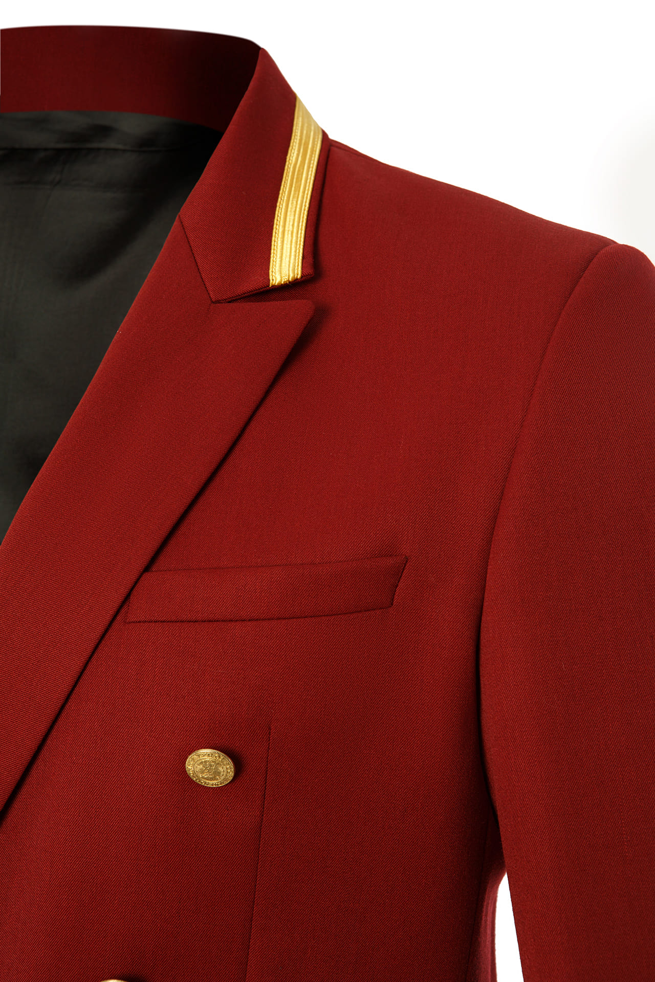 69792 Пиджак двубортный  Швейцар bordeaux El-Risto  Бренд "El-Risto" (Эль Ристо), каталог товаров размер 52/182  - Вид №2