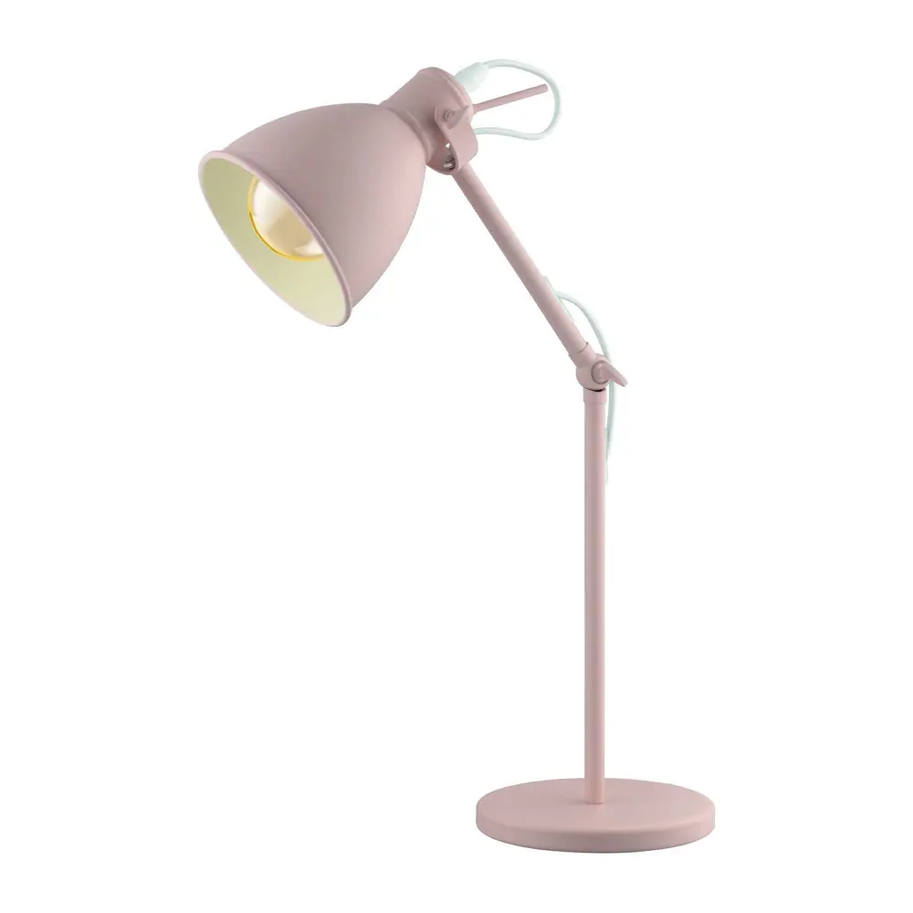 Настольная лампа Eglo «Priddy-P» 1хЕ27х60 Вт цвет абрикосовый STLM-2168620