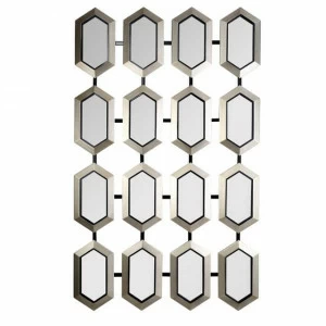 Зеркальное панно декоративное настенное Champagne PUSHA ДИЗАЙНЕРСКИЕ 062582 Зеркальный