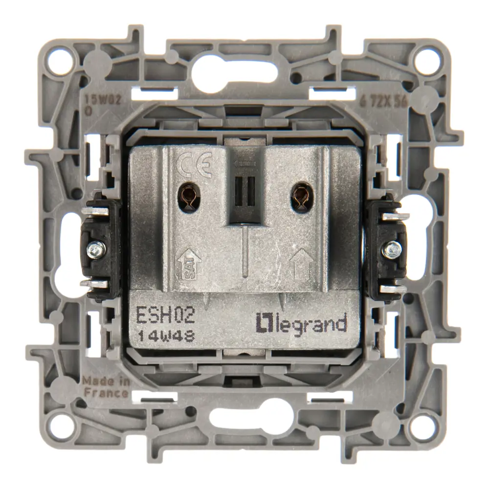 Розетка TV-SAT Legrand Etika двухкабельная цвет антрацит STLM-2177900 - Вид №4