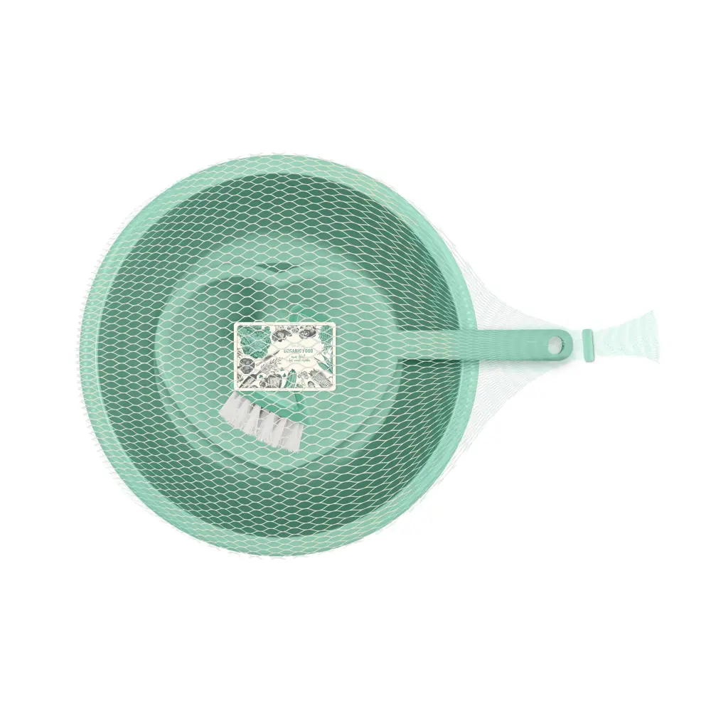 Набор (таз 4л + ковшик 1.5л+щетка для овощей) Organic Food Santreyd STLM-2158534 - Вид №3