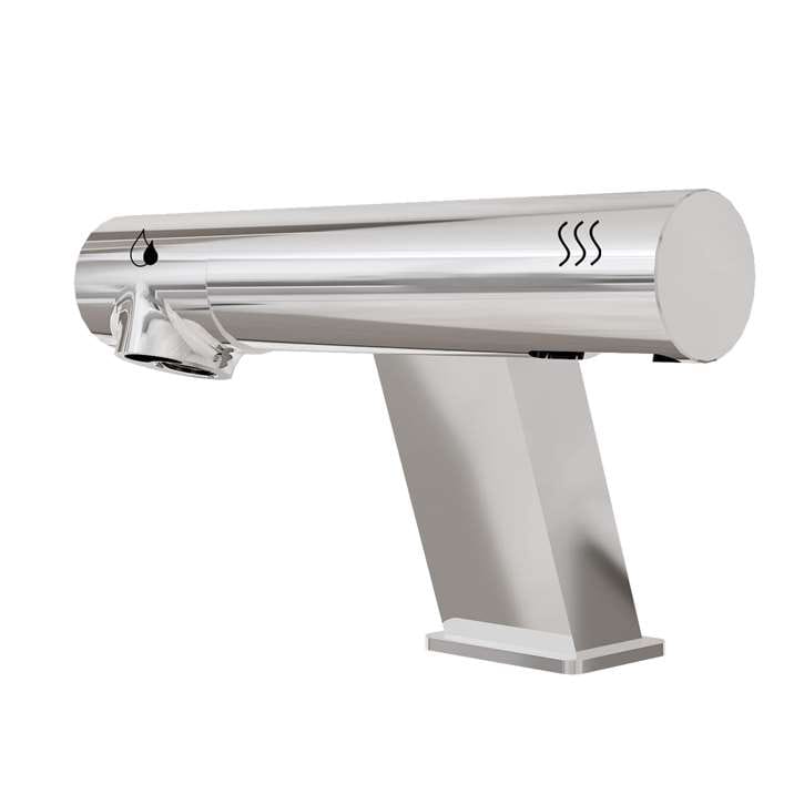 Инфракрасный кран для общественных туалетов с воздушными полотенцами Fontana Showers синий Синий ARCH-00133114 - Вид №4