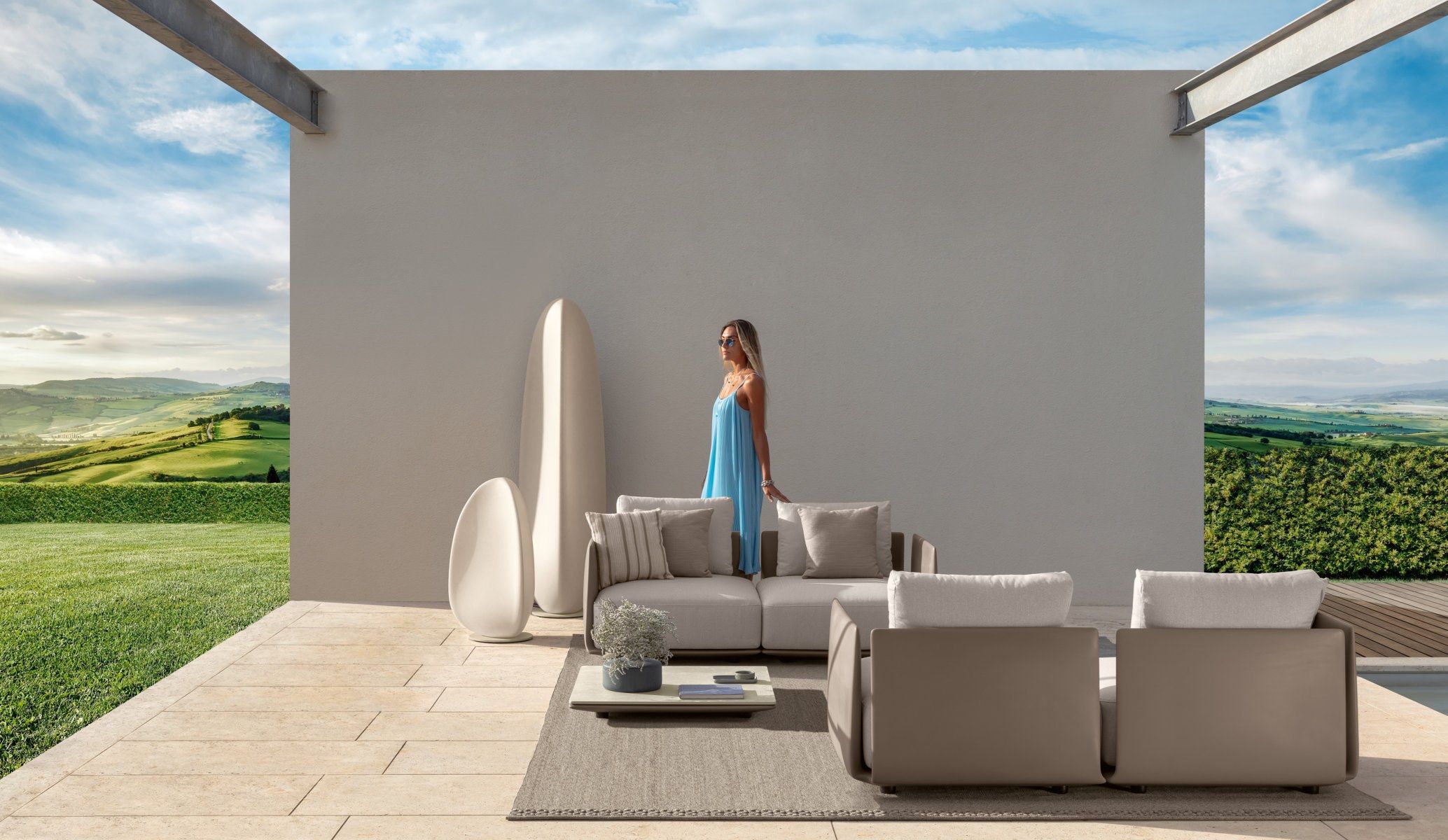 Напольная лампа из полиэтилена Talenti ARCH-00051029 - Вид №3