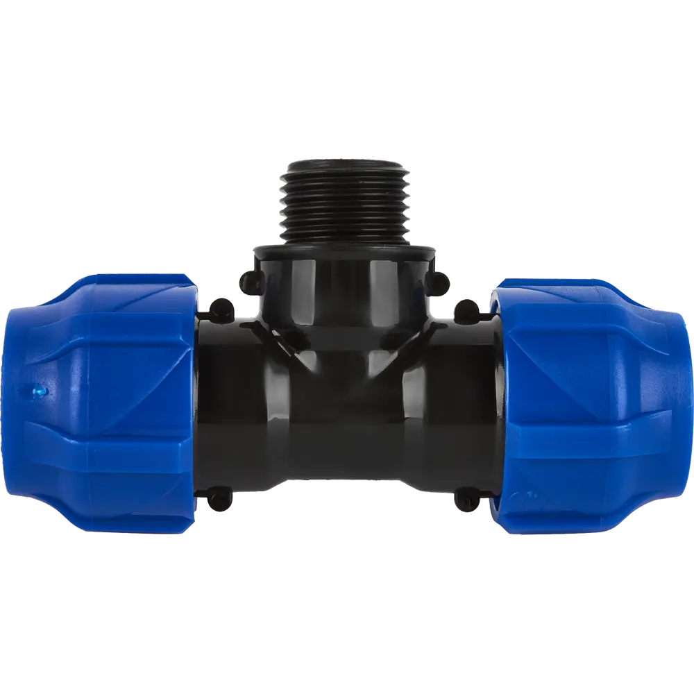 Тройник комбинированный ПНД Valfex 20x1/2"x20 мм НР 1210022001220 STLM-2165091 - Вид №1