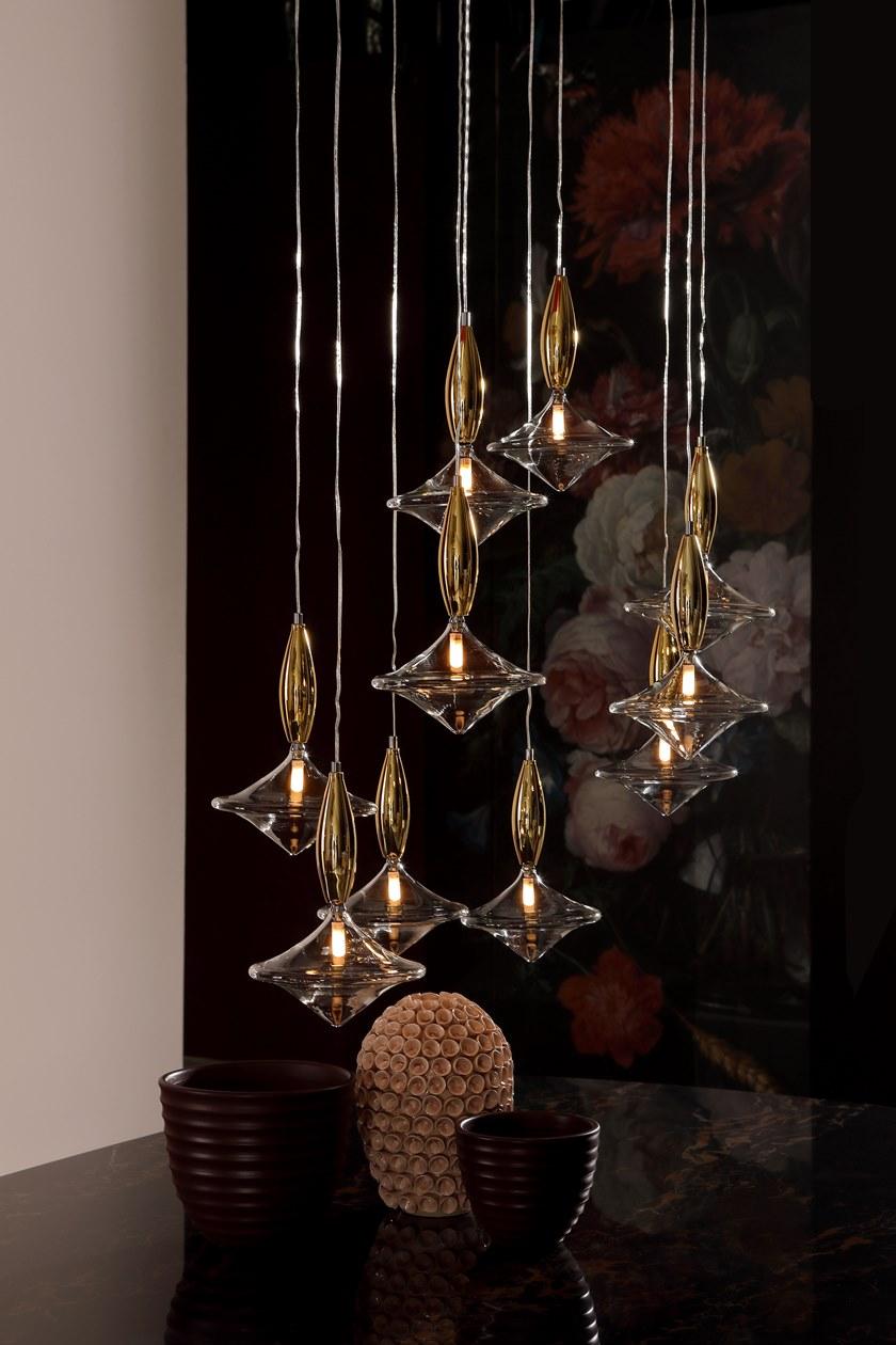 Tonin Casa Подвесной светильник из стекла sun-id-1369494 - Вид №4