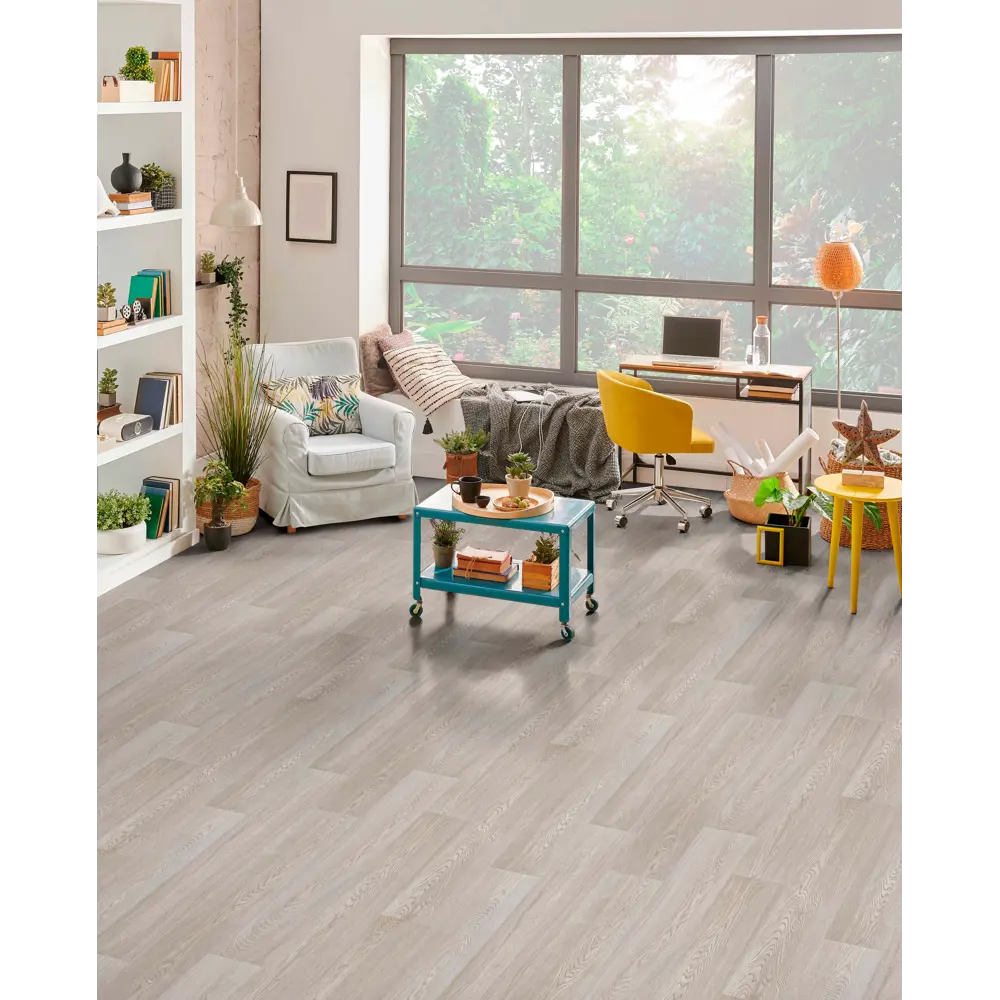 Artens Линолеум «Английский Дуб» серый с войлочной основой 18569941 STLM-0011464 - Вид №6