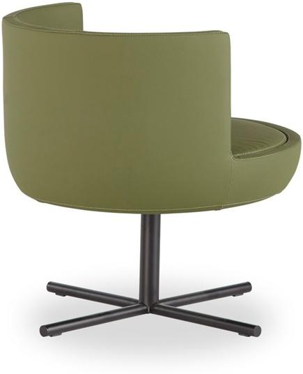 B&T Design Кресло в коже с 4-мя спицами Round sun-id-1437208 - Вид №1