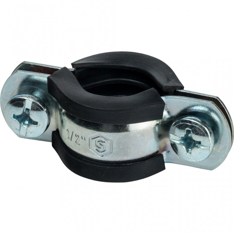 Хомут с шпилькой и дюбелем 1/2" (⌀20-24) STOUT SAC0020100012 - Вид №1
