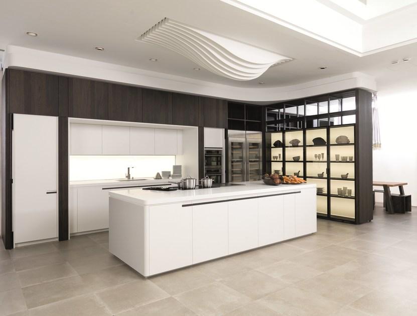 GAMADECOR Модульная кухня из дуба с островом sun-id-1428340 - Вид №6