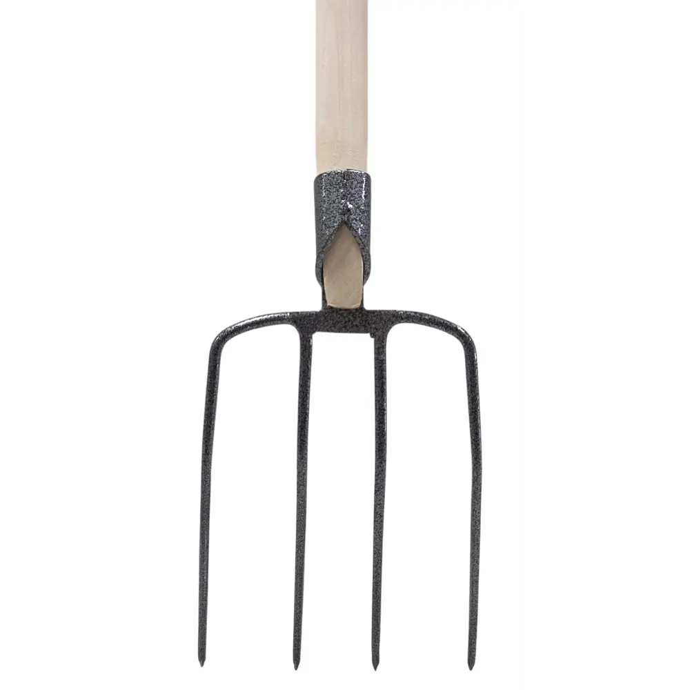 Вилы навозные четырехрогие 120 см сталь с черенком Santreyd STLM-2011279 - Вид №4