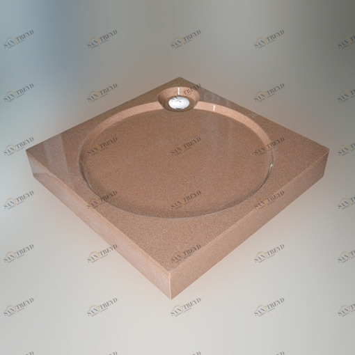 Душевой поддон 100X100X16 СМ Q-ТЕРРАКОТ GUTEWETTER Shower trays 100X100X16СМQТЕРРАКОТ