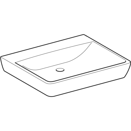 500.914.00.1 Раковина Geberit Renova Comfort, безбарьерная Geberit  - Вид №12