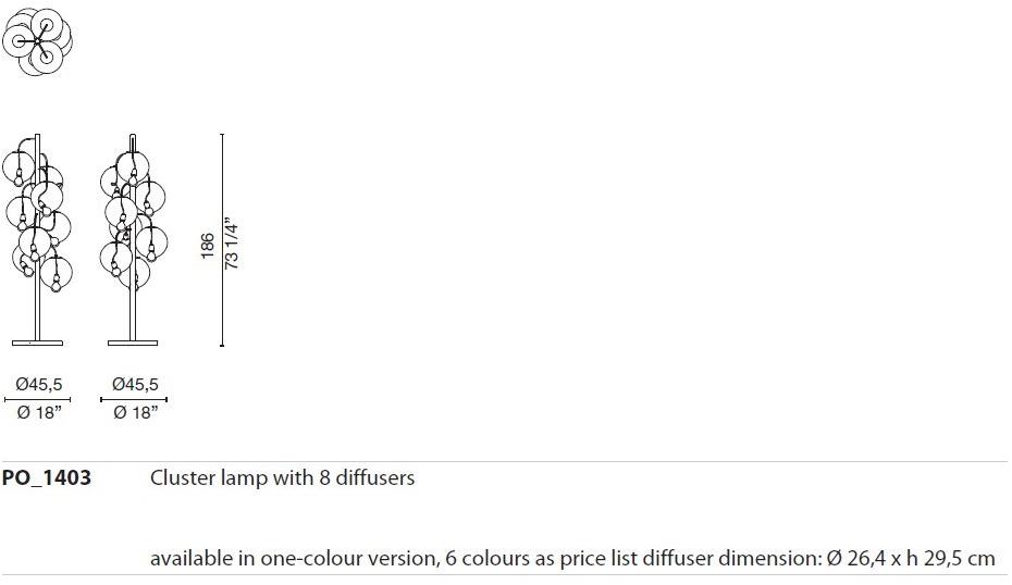 Cappellini Торшер из цветного стекла Meltdown sun-id-1379803 - Вид №6