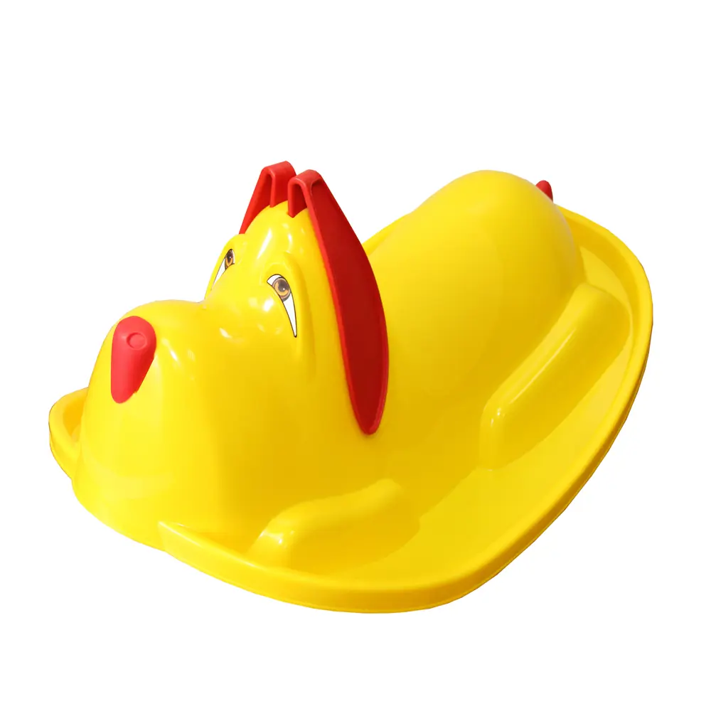 86283632 Качели-качалка детские Собачка пластик желтый STLM-0067607 Santreyd 