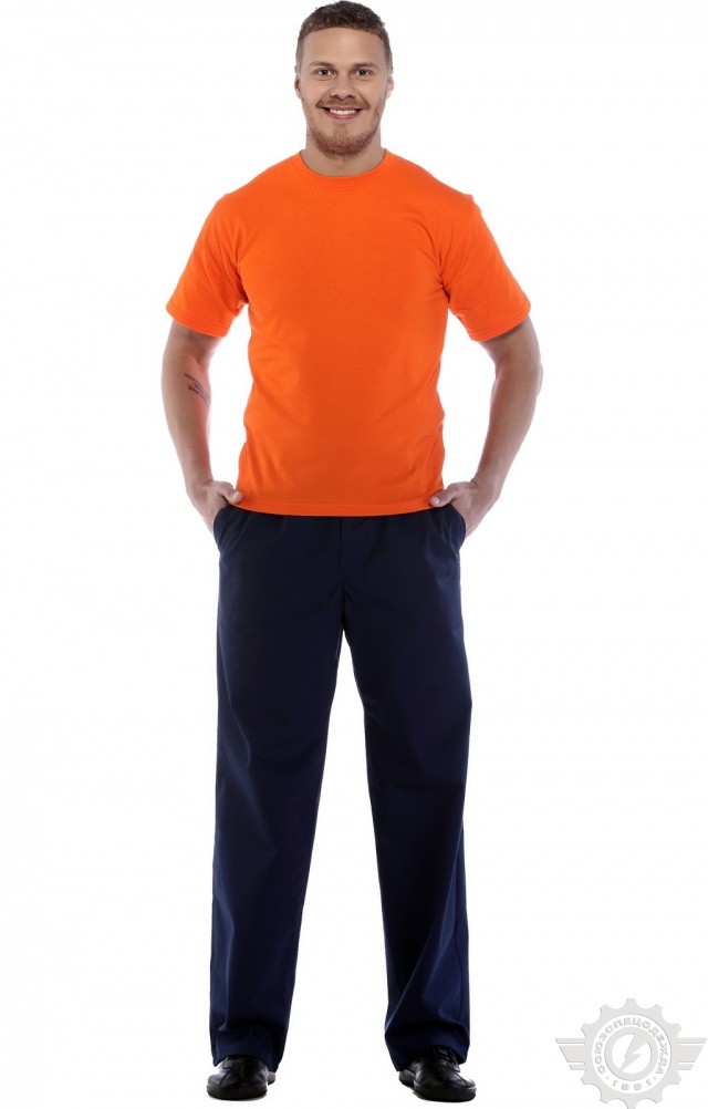 4958212 Футболка оранжевая  Одежда для официантов  размер XL (50-52) Спецодежда  - Вид №8