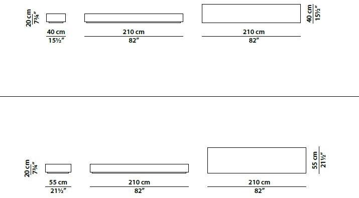 BAXTER Прямоугольный журнальный столик из бетона sun-id-1474539 - Вид №11