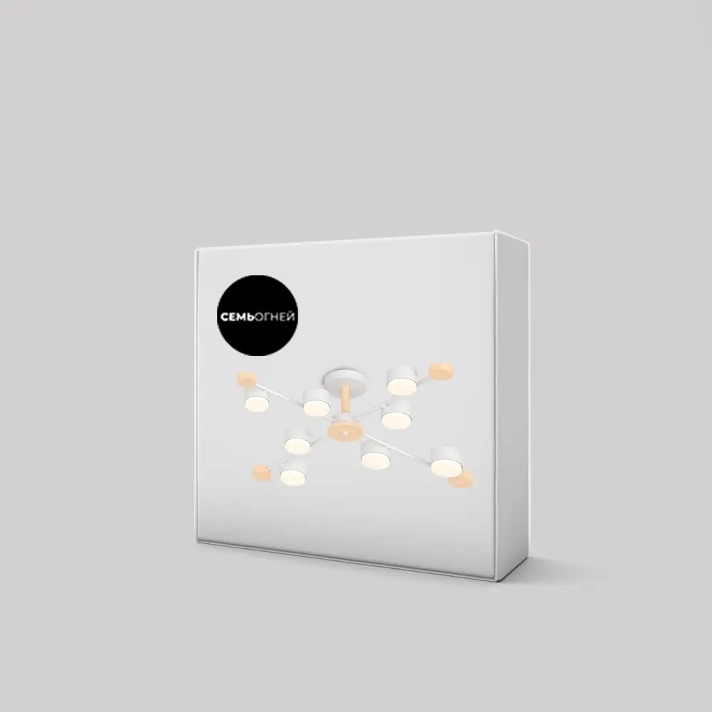 Люстра СЕМЬ ОГНЕЙ Лоре - скандинавский свет для помещений до 24 м² 89421932 STLM-1565163 - Вид №6